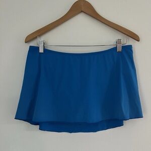 Simply Sole Women’s Blue Royal Swim Skirt Bottoms Size 12